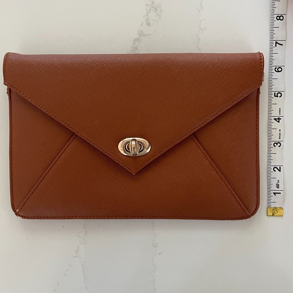 Prive By Sorial Women's Vegan Leather Envelope Clutch Wallet Purse - Picture 6 of 13